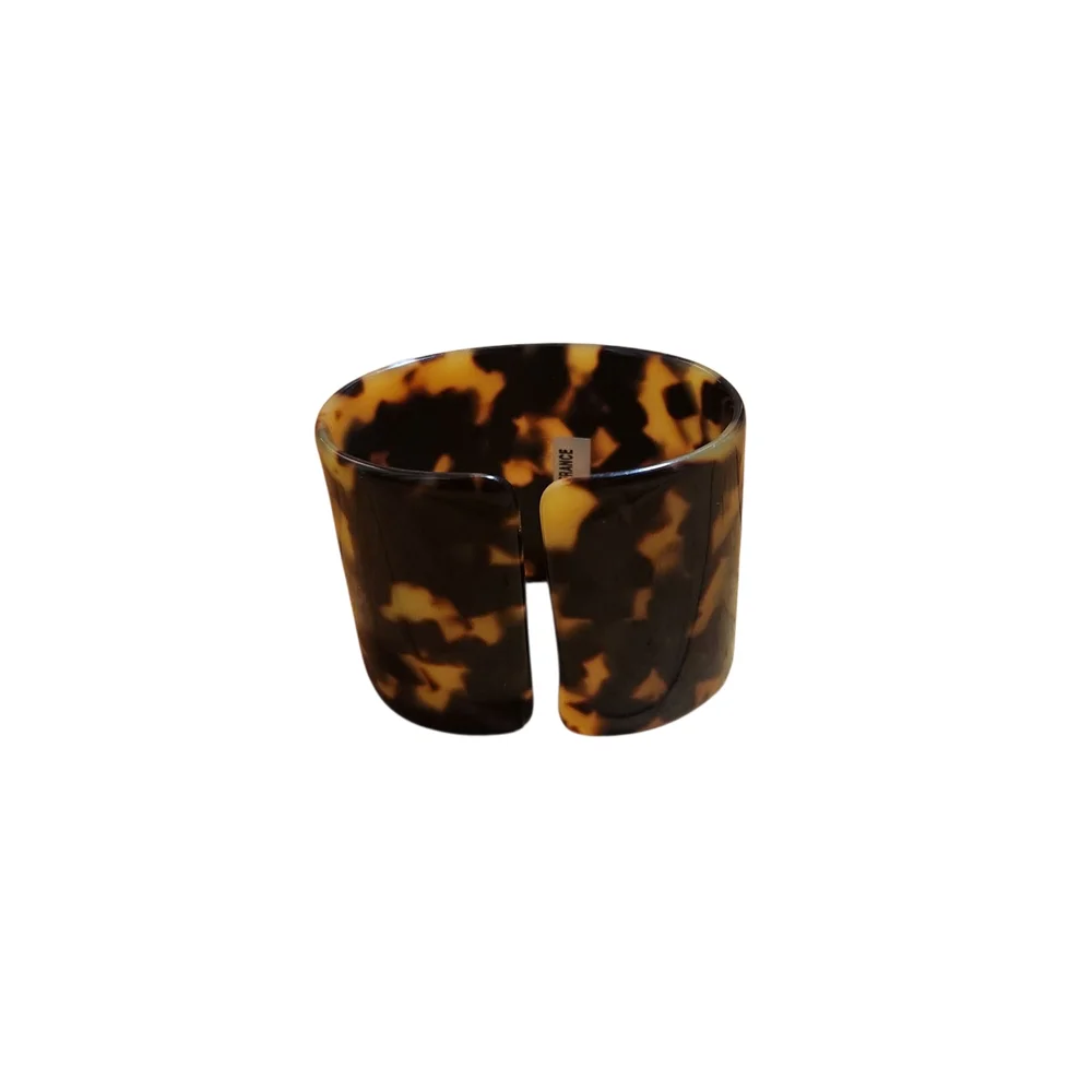Tortoise Shell Cuff Bracelet - Picture 2 of 4